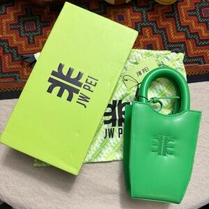 JW PEI Fei Soft Volume Phone Mini Tote Bag Grass Green